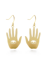 Hand Eye Earrings