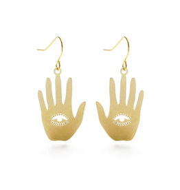 Hand Eye Earrings