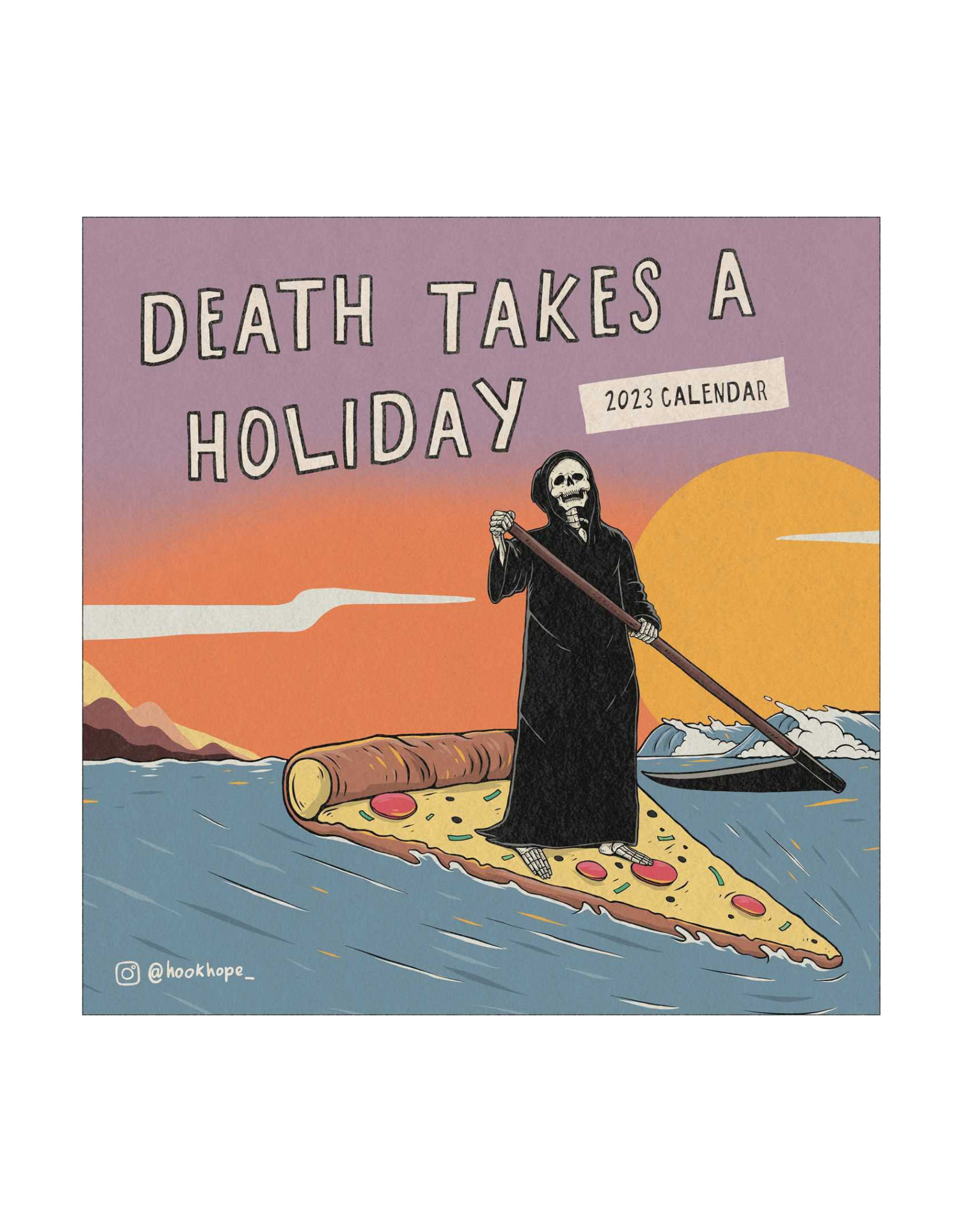 Death Takes a Holiday Wall Calendar 2023