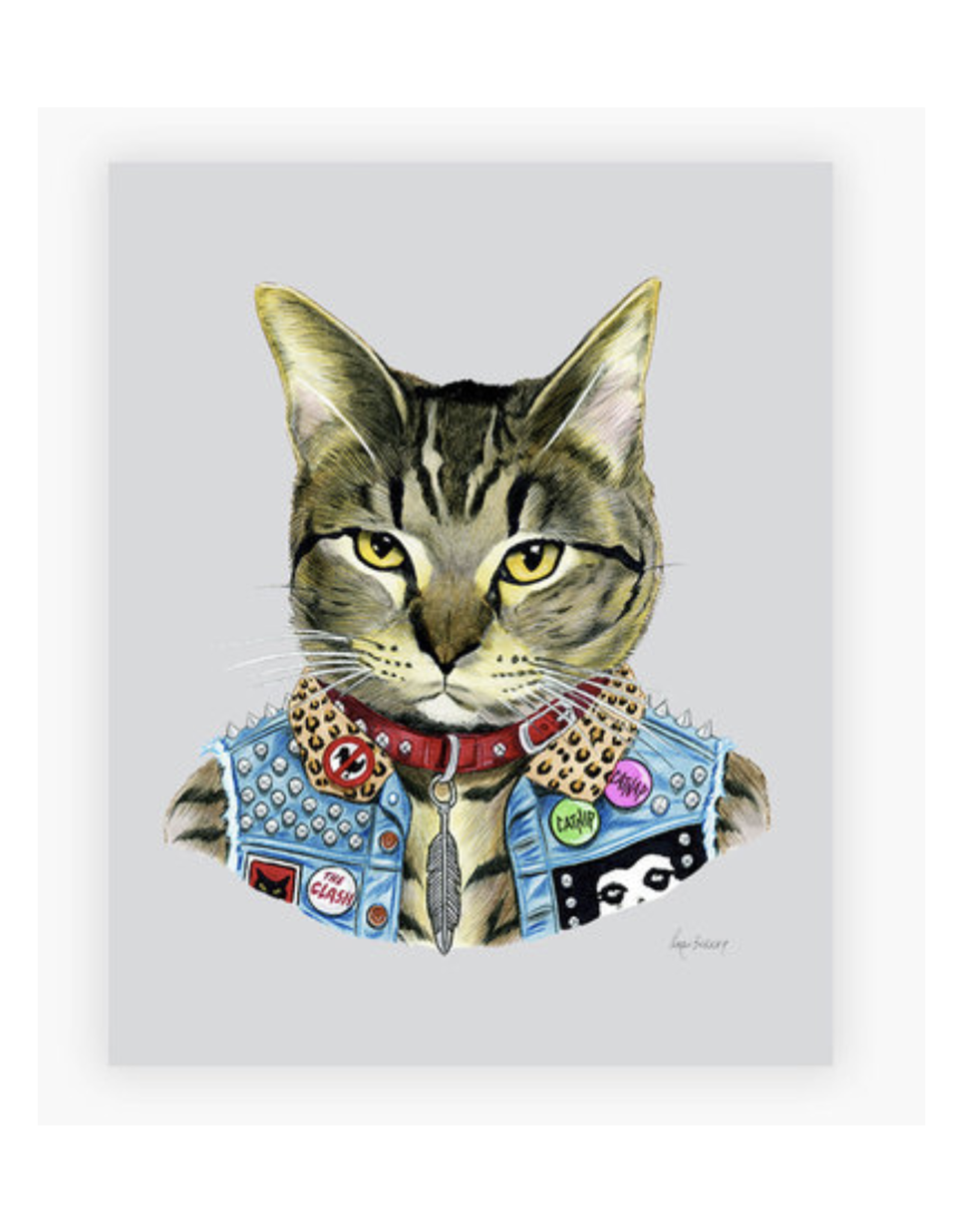 Punk Cat Print
