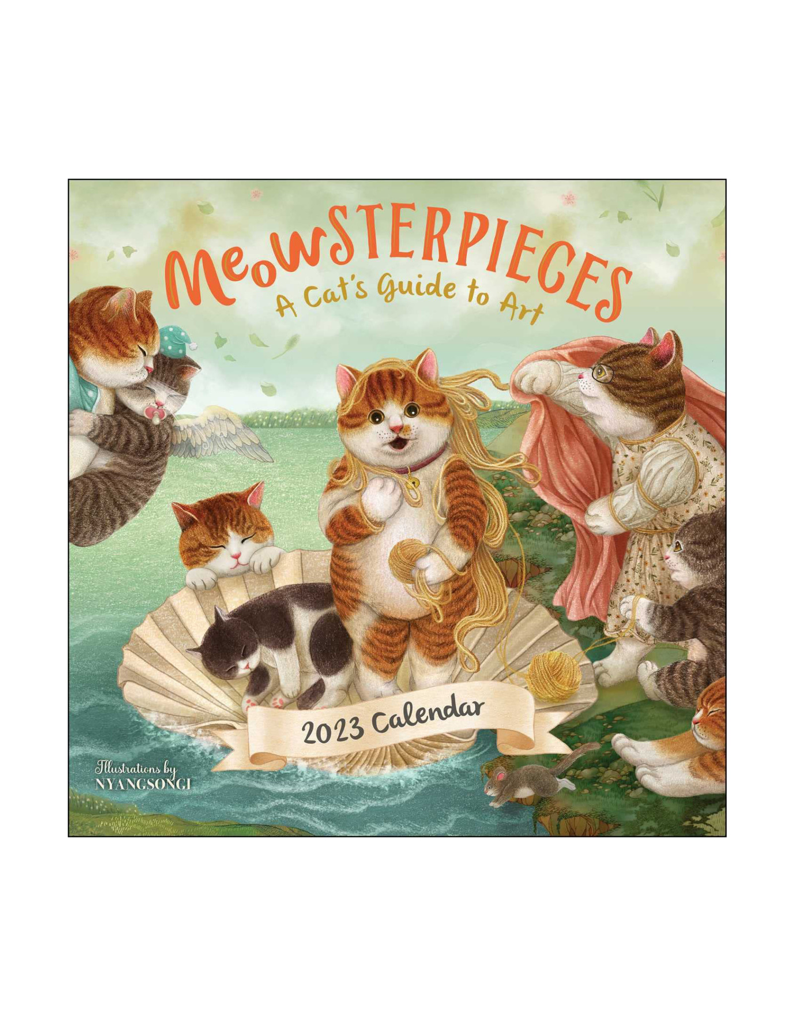 Meowsterpieces Wall Calendar 2023 - Home