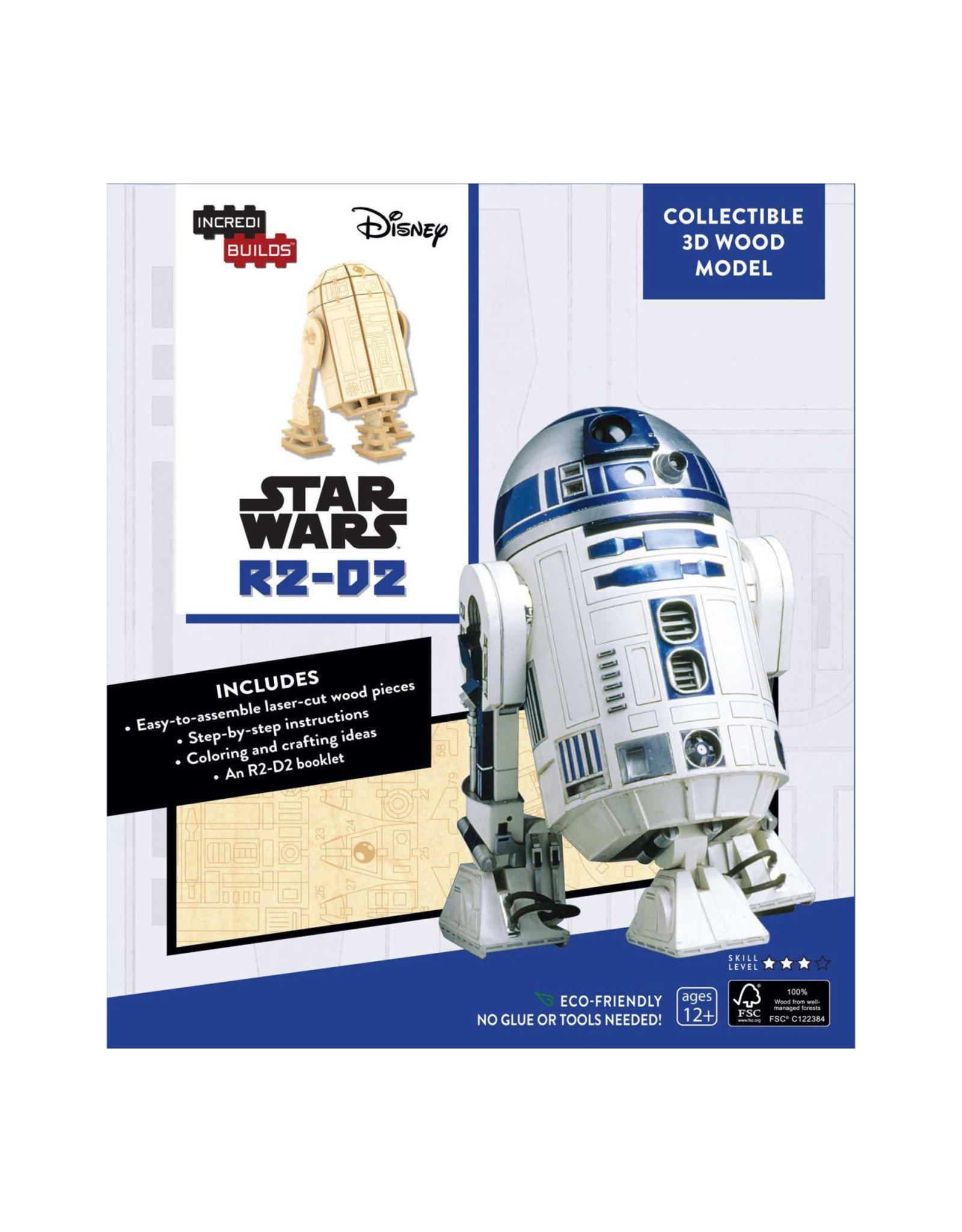 Star Wars: R2-D2 3D Wood Model