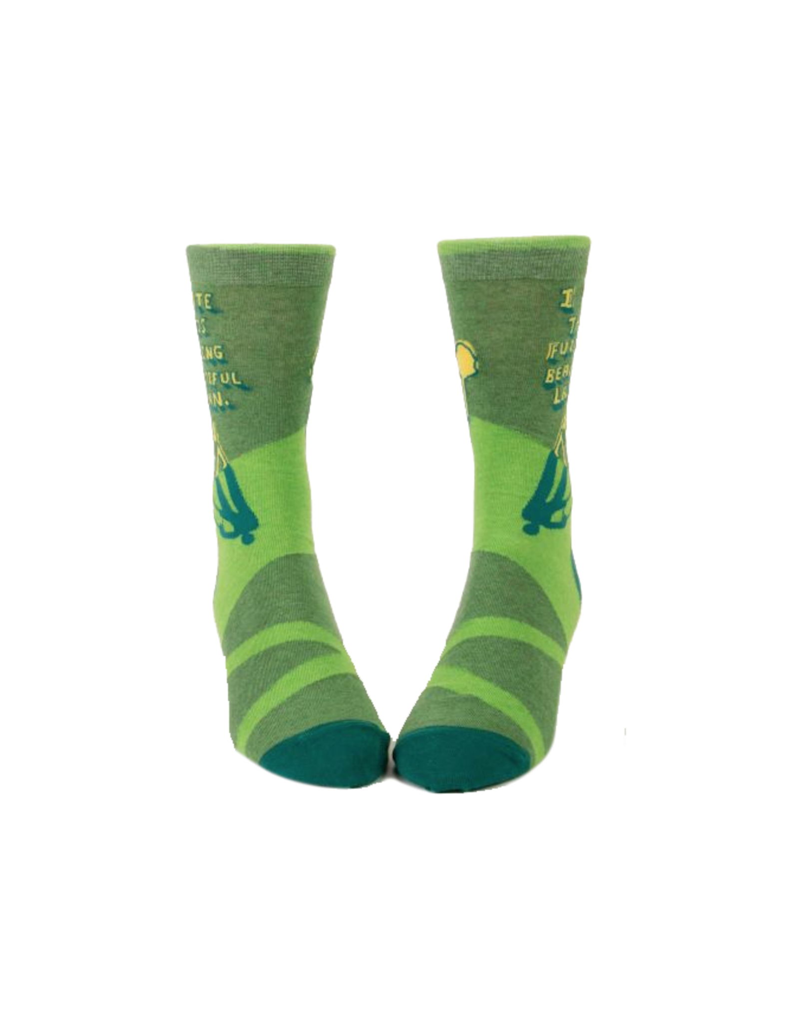 I Hate This Beautiful Lawn Men's Crew Socks