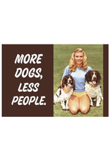 More Dogs, Less People Magnet
