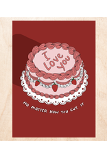 I Love You Cake Greeting Card