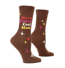 Here Comes Cool Mom Women's Crew Socks