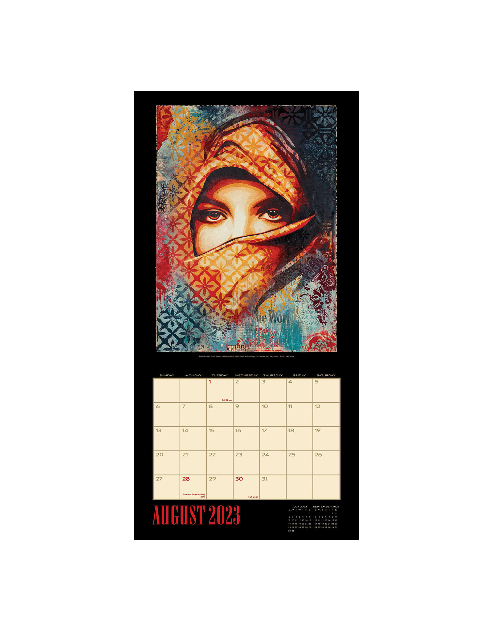 Shepard Fairey Wall Calendar 2023