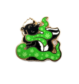 Weed Skunk Enamel Pin