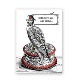 Birthdays Are Like Birds Greeting Card