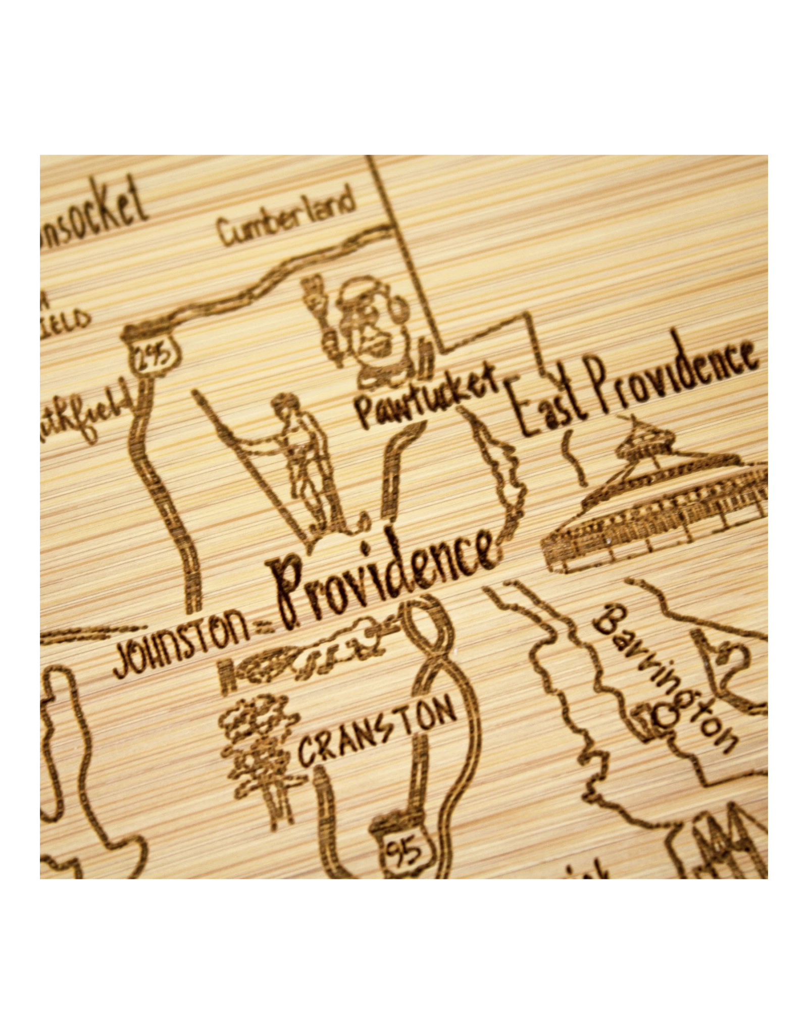 Slice of Rhode Island Cutting Board