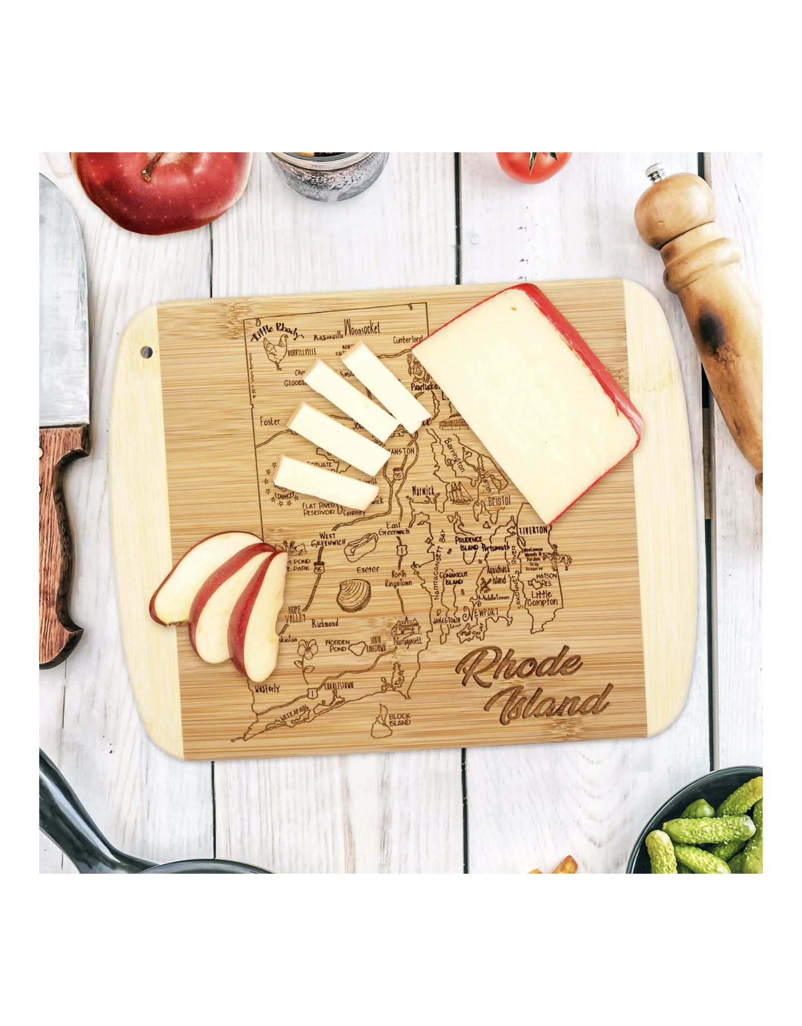 Slice of Rhode Island Cutting Board