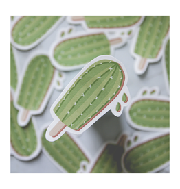 Cactus Popsicle Sticker