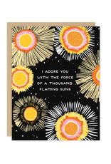 A Thousand Flaming Suns Greeting Card
