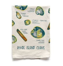 Rhode Island Clams Tea Towel