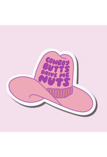 Cowboy Butts Drive Me Nuts Sticker