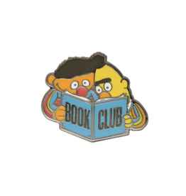 Bert and Ernie Bookclub Enamel Pin