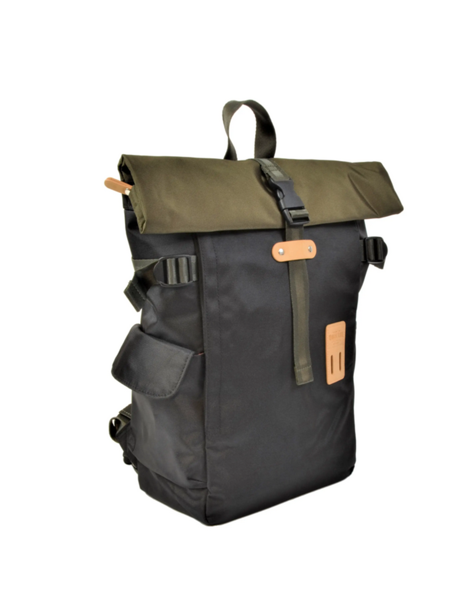 Rolltop Backpack - Olive/Black