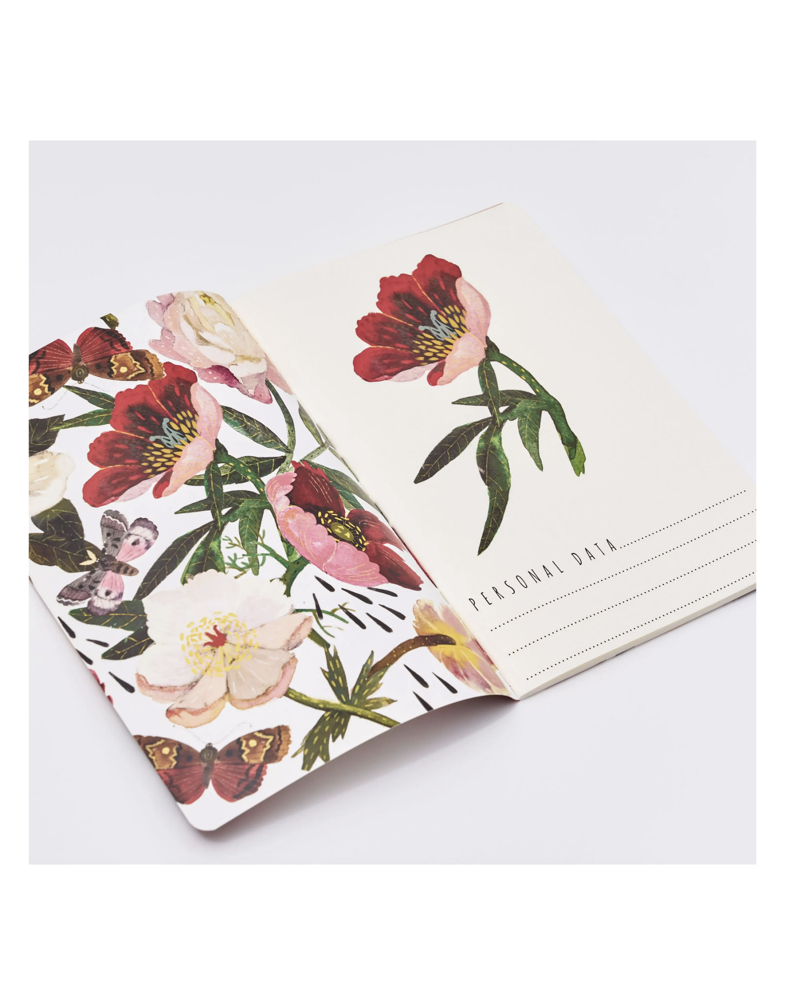 Peonies (White) Notebook