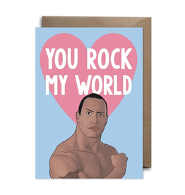 You Rock My World Greeting Card