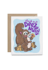 Deez Nuts Squirrel Greeting Card Deez Nuts Squirrel Greeting Card