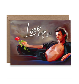 Love Finds a Way Jeff Goldblum Greeting Card