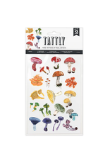 Colorful Mushrooms Tattoo Sheet