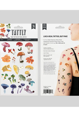 Colorful Mushrooms Tattoo Sheet
