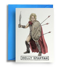 Dolly Spartan Greeting Card