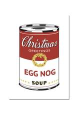 Warhol Soup Can Eggnog Holiday Greeting Card