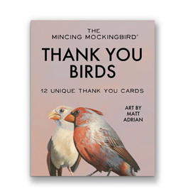 Thank You Birds Box Card Set of 12