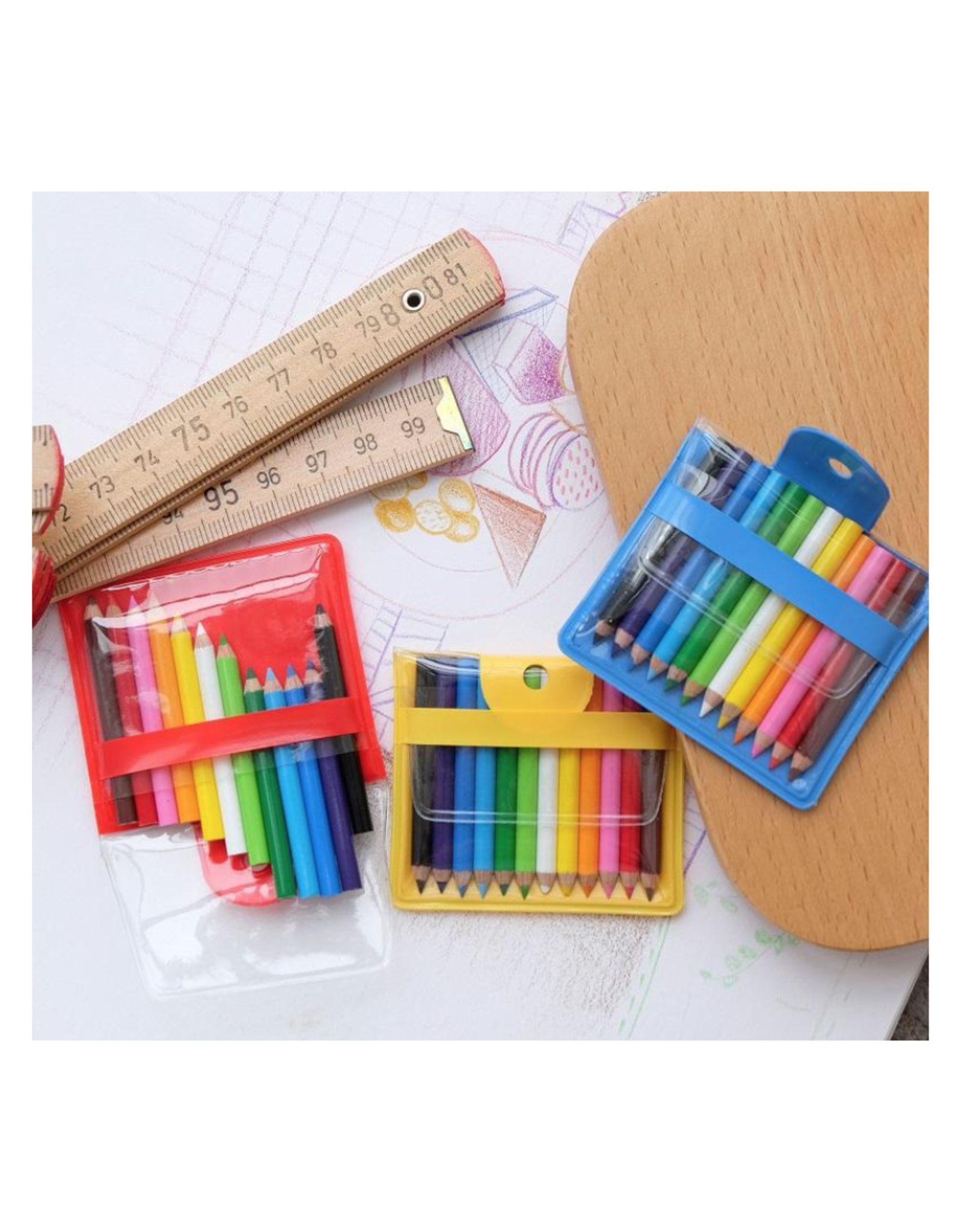 Mini Colored Pencils Pouch