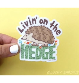Livin on the Hedge Sticker