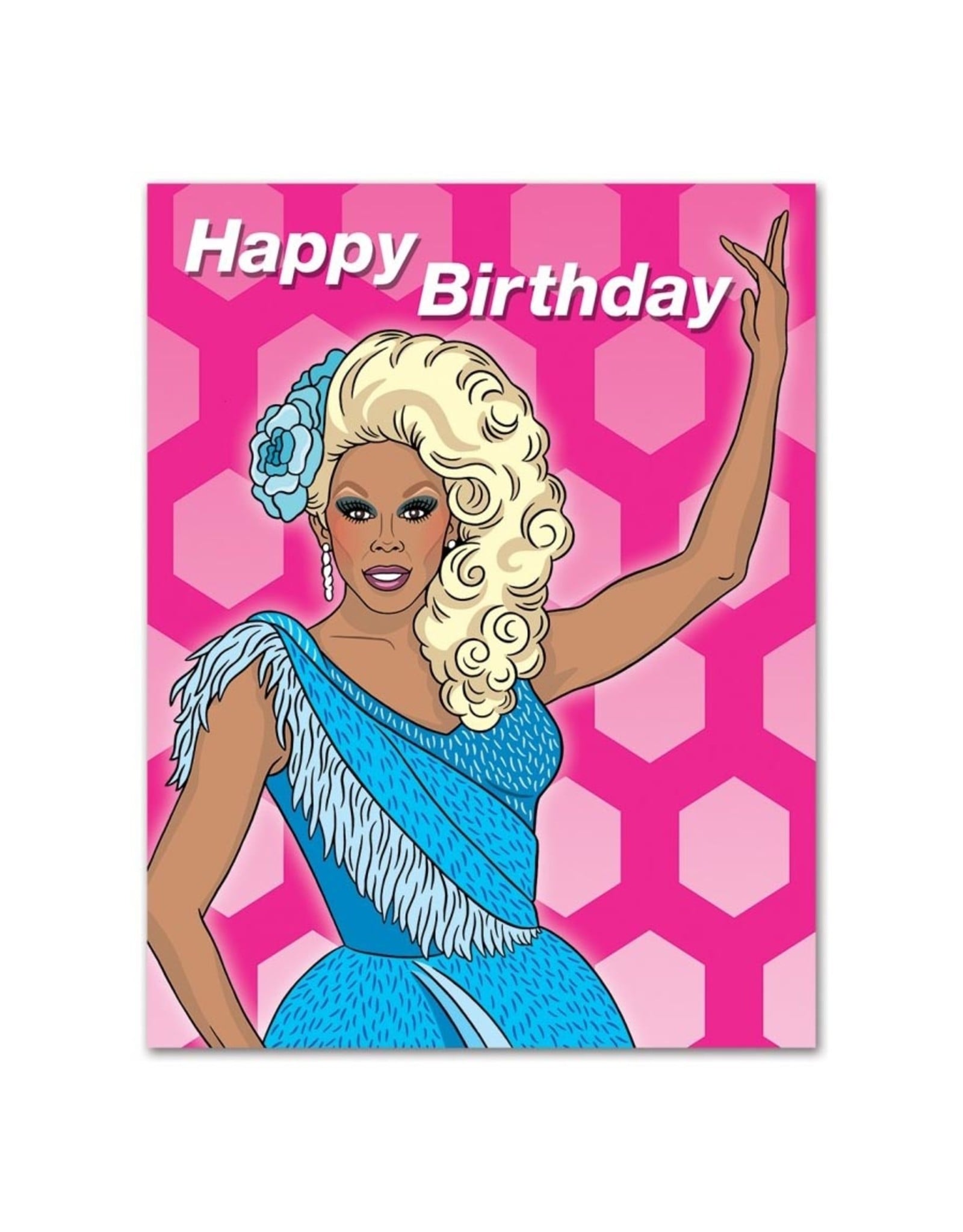 Happy Birthday Rupaul Greeting Card