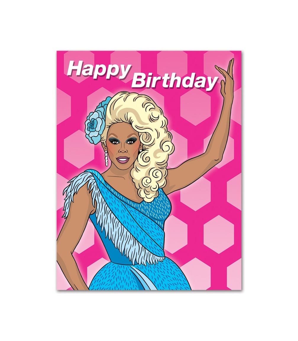 Happy Birthday Rupaul Greeting Card - Home