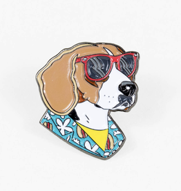 Cool Dog Enamel Pin