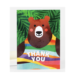 Thank You Bear Greeting Card