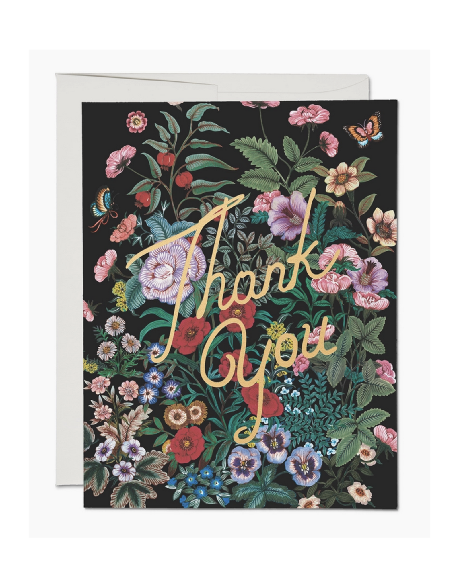 Thank You Botanical Greeting Card