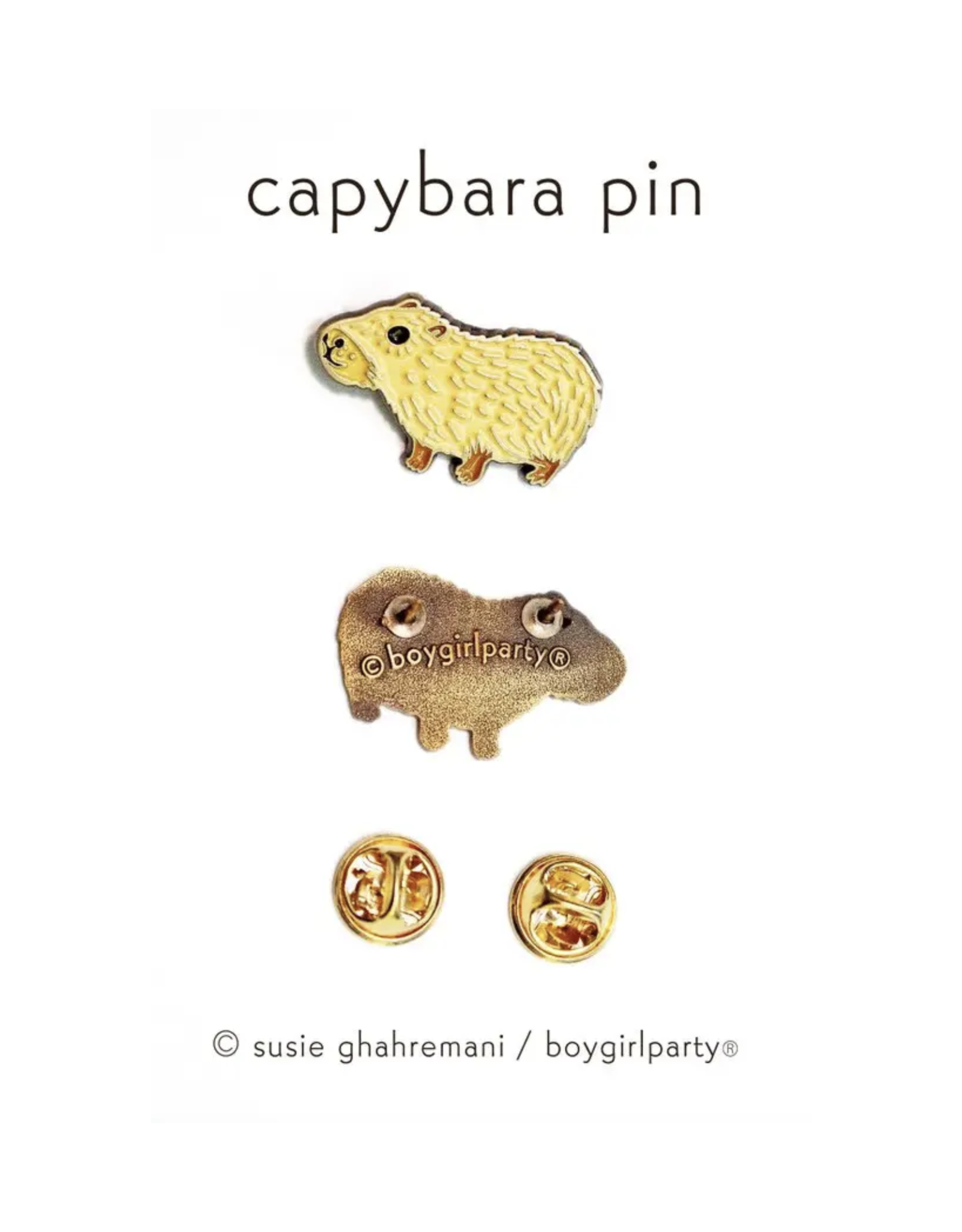 Capybara Pin