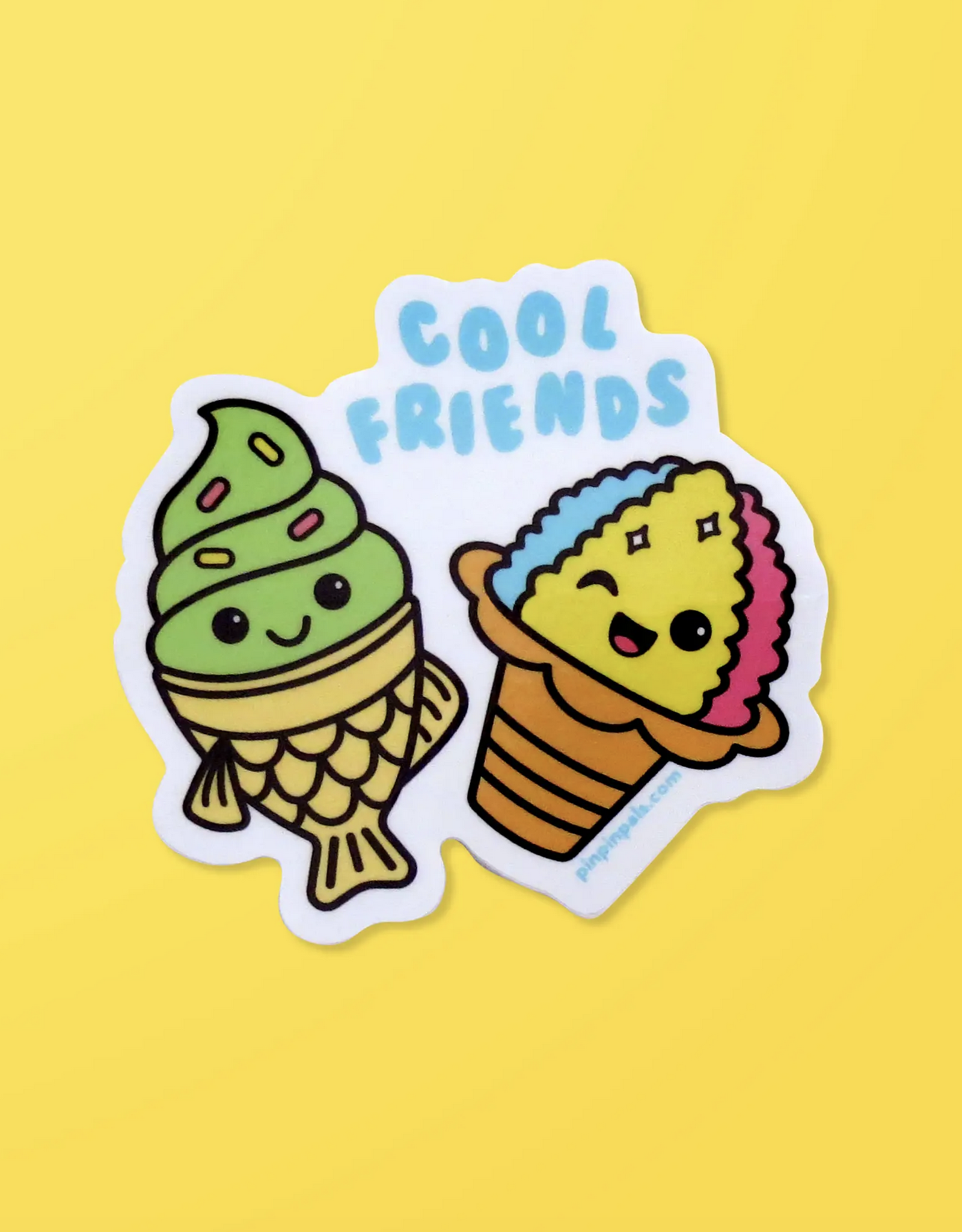 Cool Friends Taiyaki & Shaved Ice Sticker