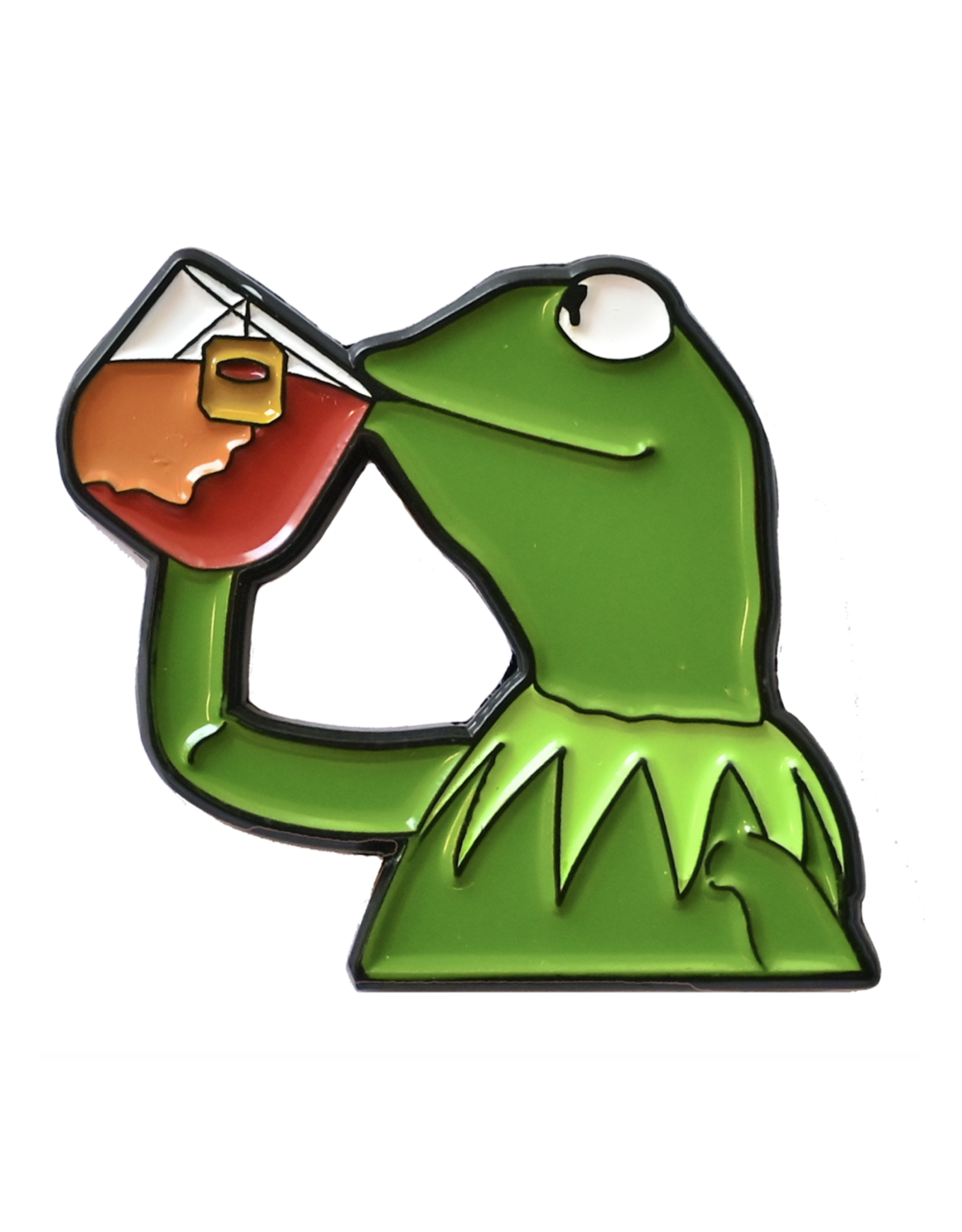 Kermit Sipping Tea Pin
