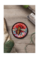 Support The Bees Felt Patch