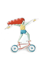 Bicycle Babe Pin*