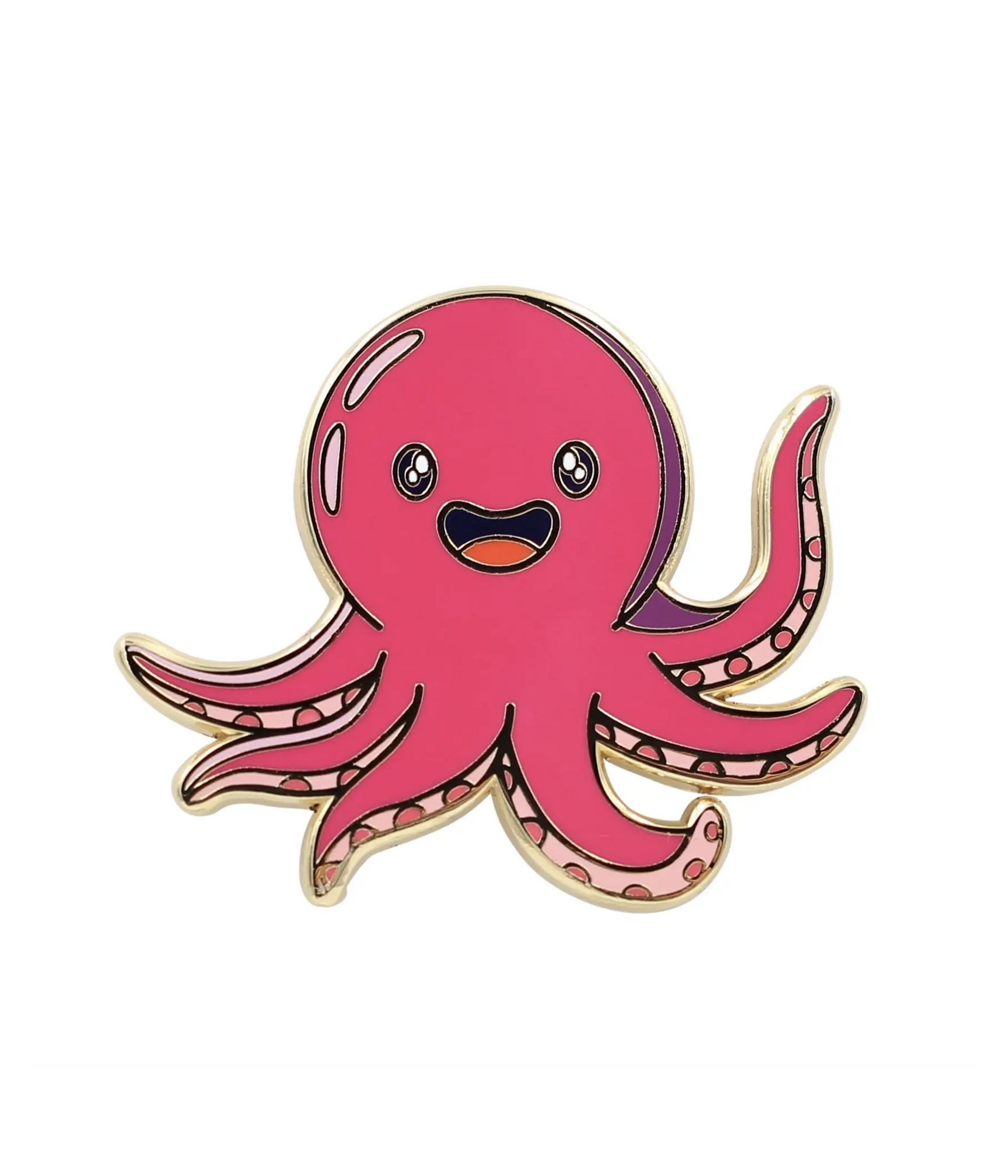 Octopus Enamel Pin - Padres Colors – Hi My Name is Mark