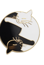 Yin Yang Cats Enamel Pin