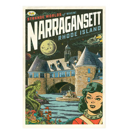 Strange Worlds of When! Postcard - Narragansett Towers