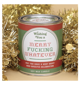 Merry Fucking Whatever Paint Can Candle