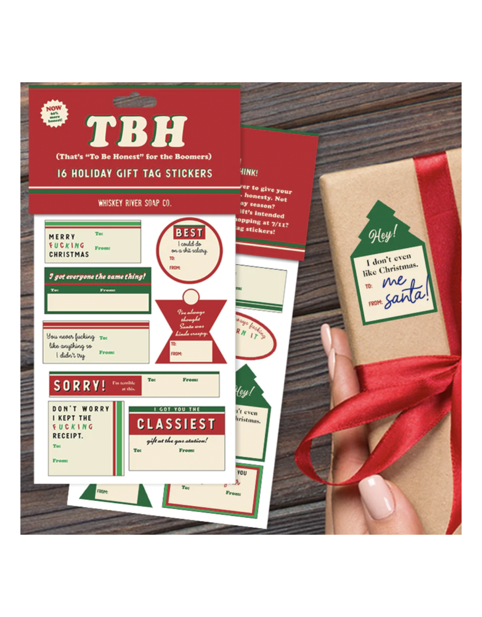 TBH Holiday Gift Tag Sticker Pack
