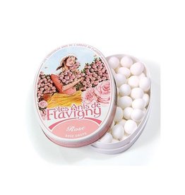 Anis De Flavigny Pastilles Tin - Rose