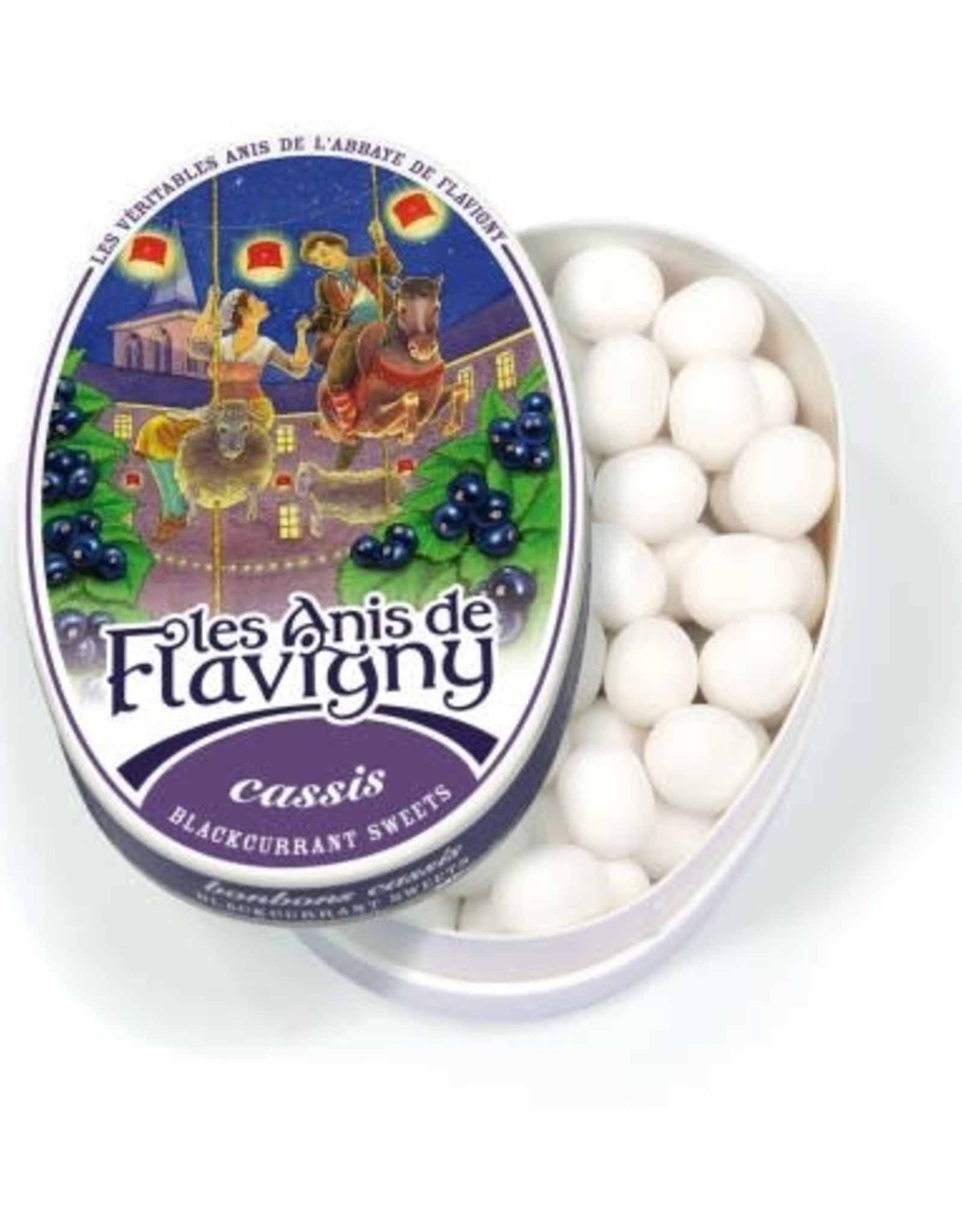 Anis De Flavigny Pastilles Tin - Blackcurrant