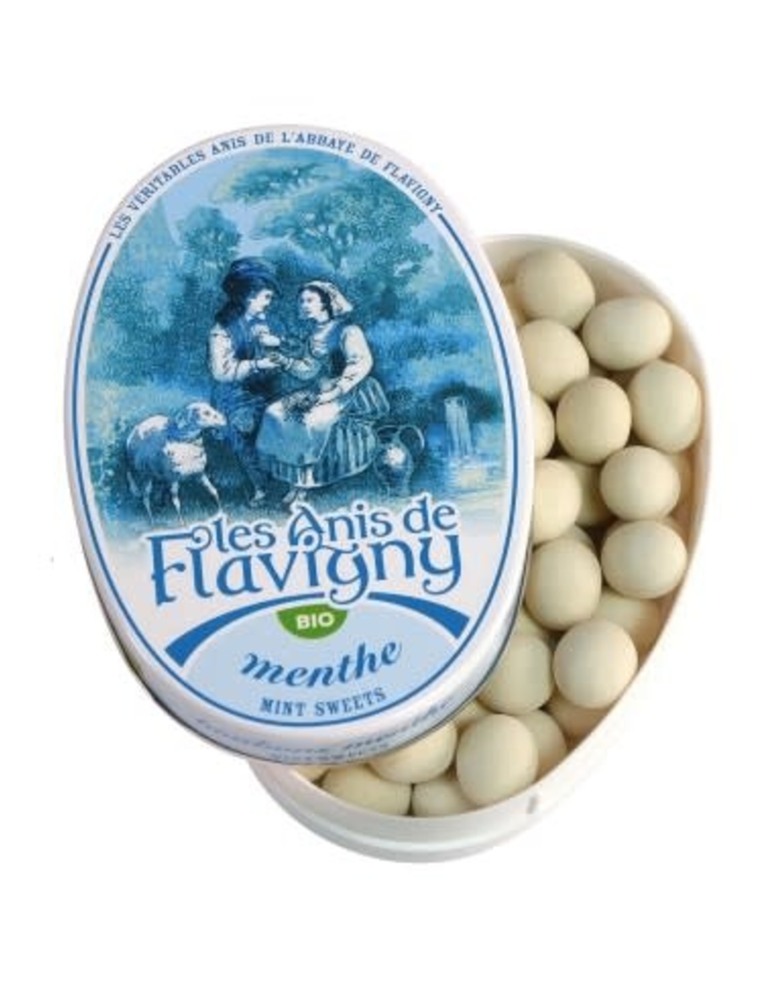 Anis De Flavigny Pastilles Tin - Mint